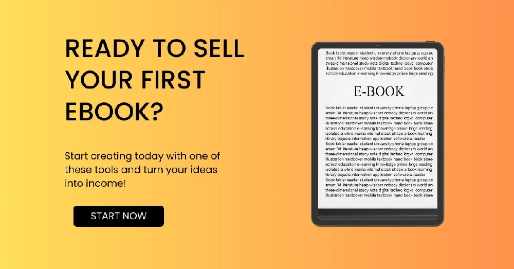 Ready to sell your first ebook Start creating today